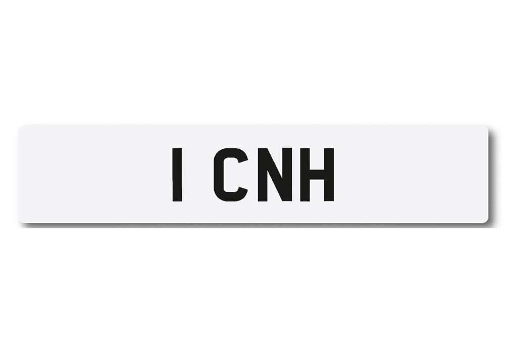 Lot 103 - 1 CNH Number Plate