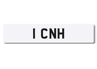 Lot 103 - 1 CNH Number Plate