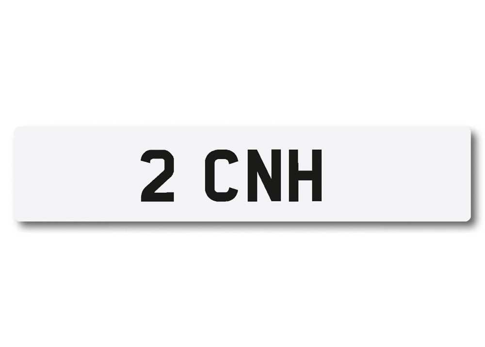 Lot 101 - 2 CNH Number Plate