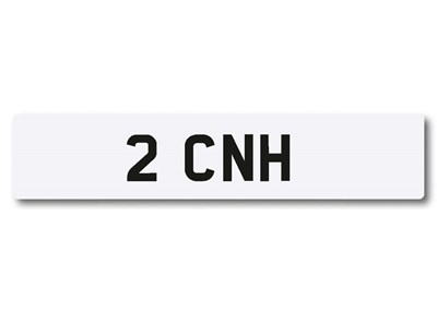 Lot 101 - 2 CNH Number Plate
