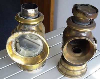 Lot 82 - Lucas Burberry side lamps