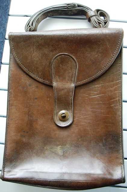 Lot 25 - motorist or hiker’s leather map case