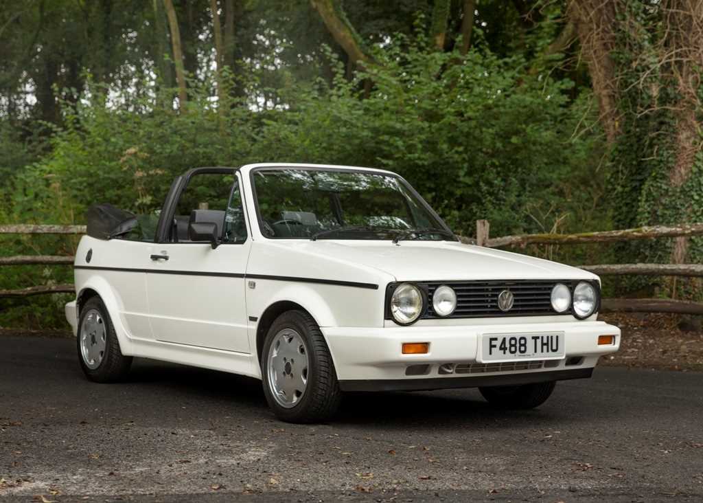 Lot 113 - 1989 Volkswagen Golf Cabriolet