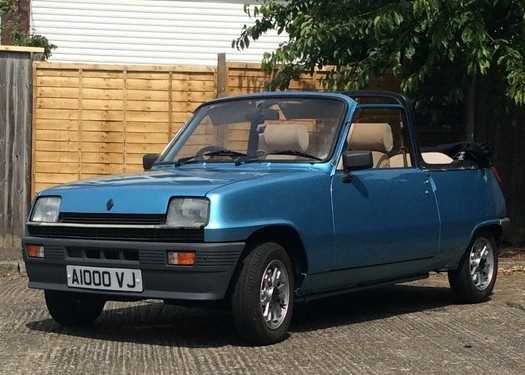 Lot 129 - 1983 Renault 5 TX Cleveland Convertible