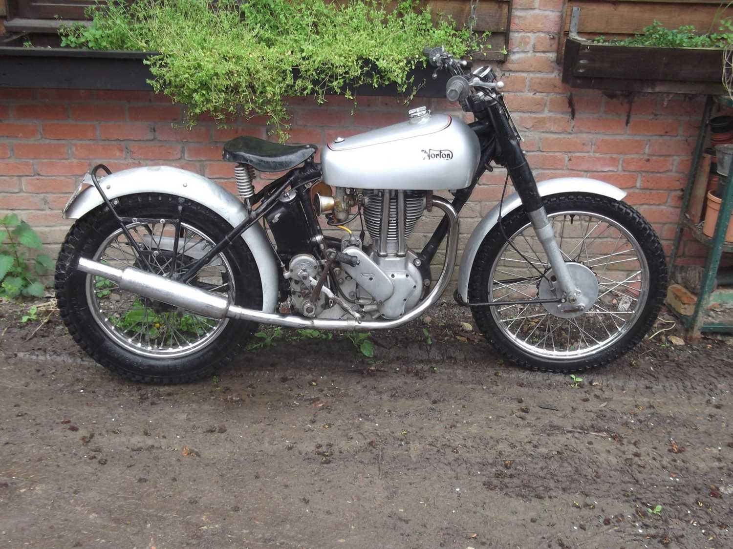 Lot 111 - 1950 Norton Trials Bike