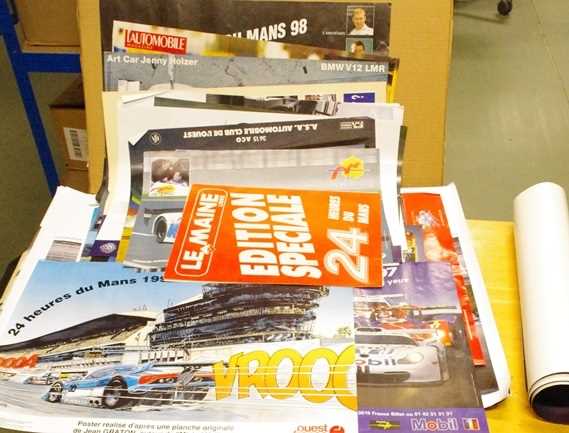 Lot 3 - A selection of approximately 40 Le Mans posters mainly 1990s onwards.