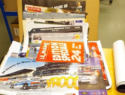 Lot 3 - A selection of approximately 40 Le Mans posters mainly 1990s onwards.
