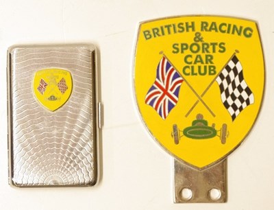 Lot 64 - A British Racing and Sports Car Club member’s badge