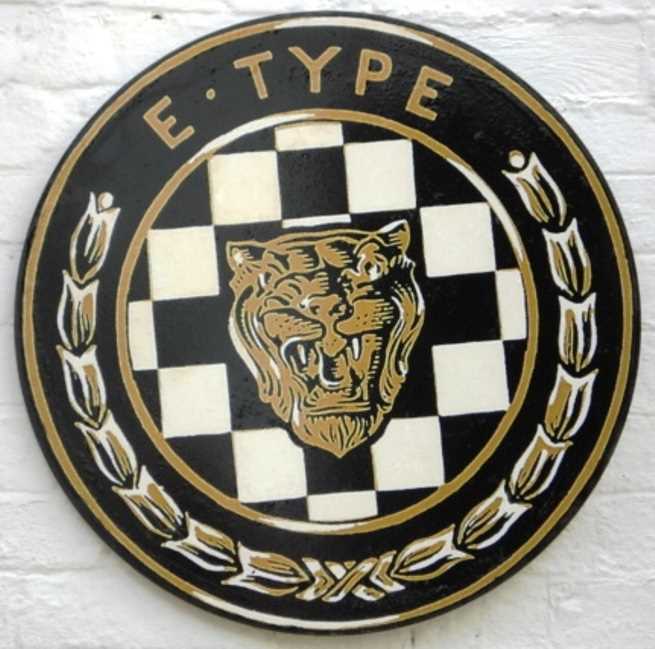 Lot 77 - Jaguar E-type wall plaque
