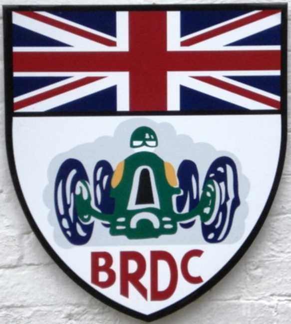 Lot 120 - BRDC. A Hanging wall plaque