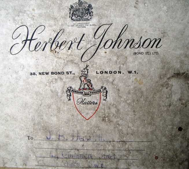 Lot 89 - A Herbert Johnson crash helmet