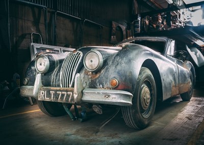 Lot 172 - 1955 Jaguar XK140 Drophead Coupé restoration