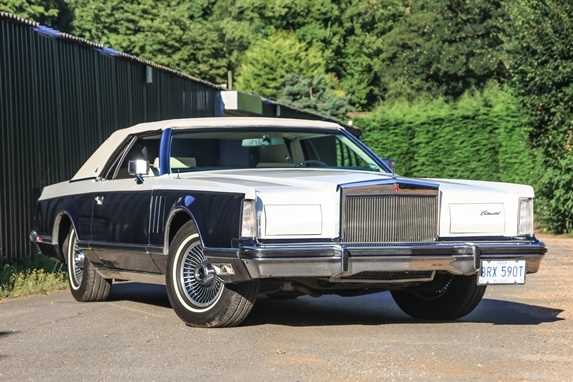 Lot 245 - 1979 Lincoln Continental Mk. V 'Bill Blass Edition'