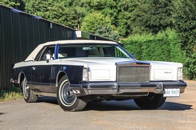 Lot 245 - 1979 Lincoln Continental Mk. V 'Bill Blass Edition'